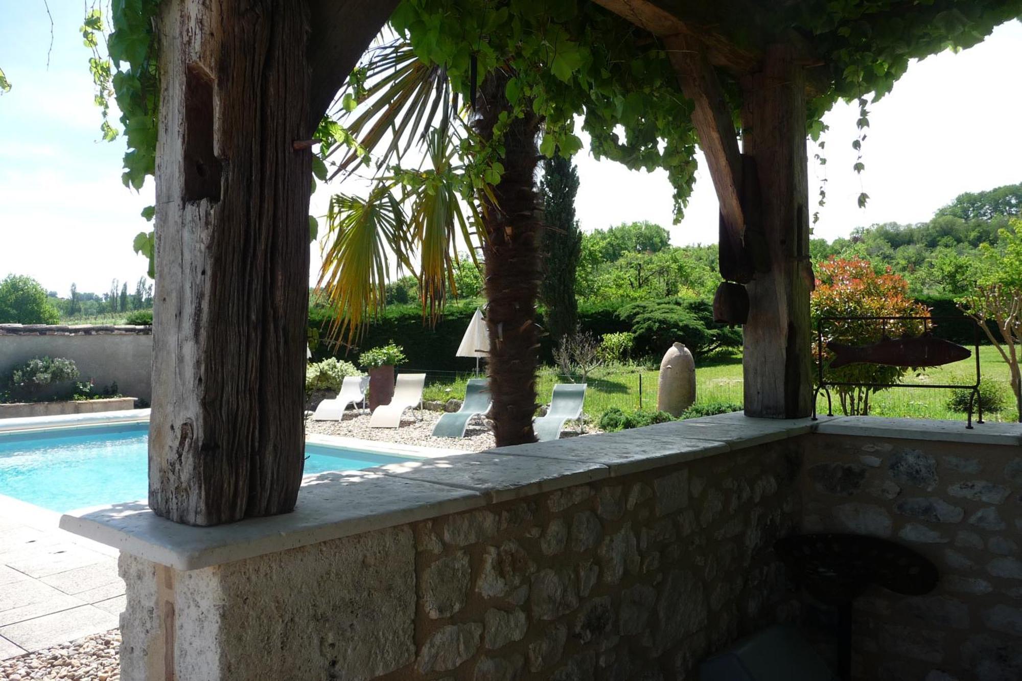 Domaine De La Queyssie Bed & Breakfast Saussignac Exterior foto